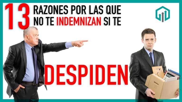 ¿Cuáles son las posibles causas de despido sin indemnización? Aquí encontrarás 15 razones