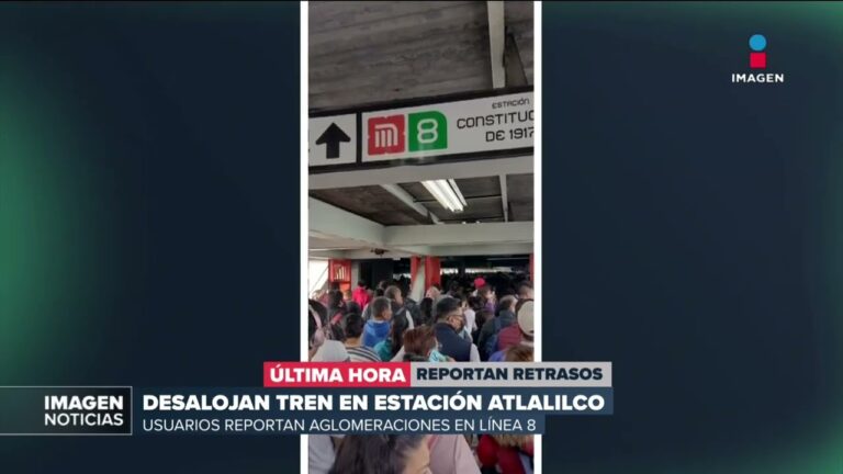 Actualización del metro CDMX: desalojo en la línea A y retrasos en la línea 8