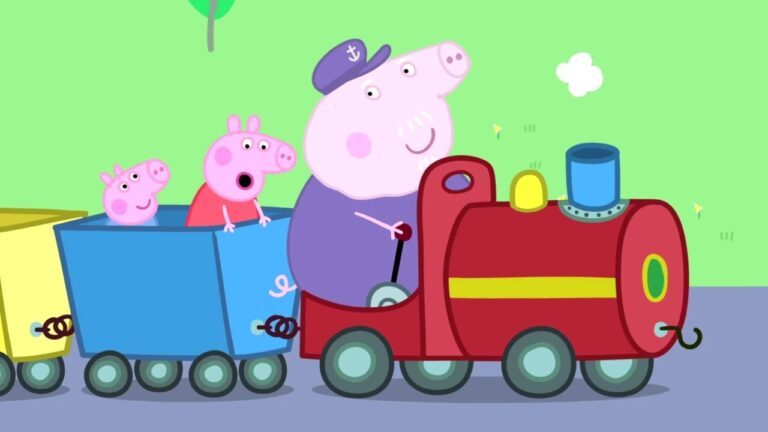 Capítulo completo en español del tren del abuelo de peppa pig en youtube