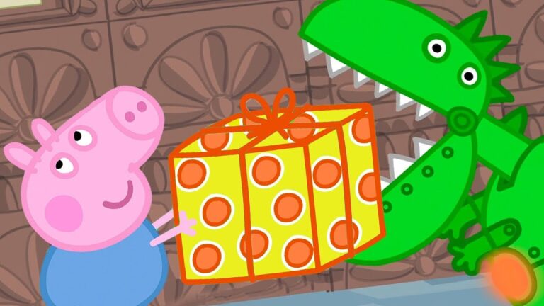 Celebra el cumpleaños de george con el episodio completo del hermano pequeño de peppa pig