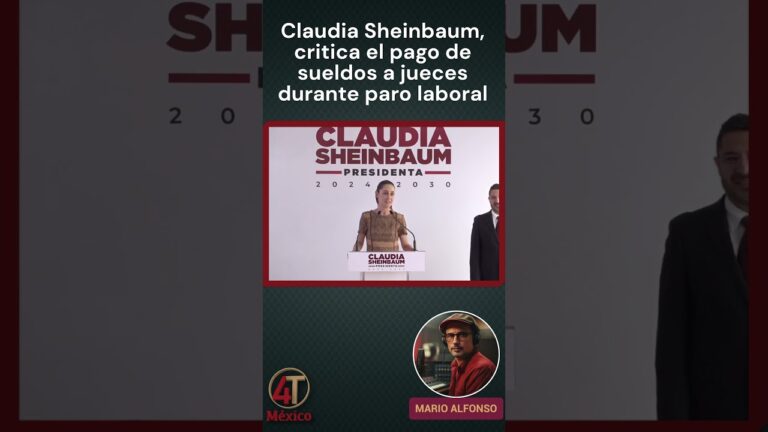 Claudia sheinbaum respalda elección de jueces en méxico comparando con estados unidos