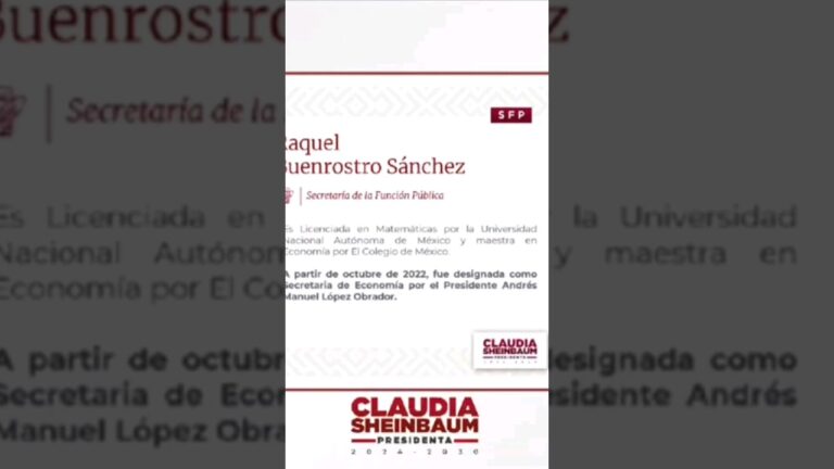 Conozca a la nueva secretaria de la función pública en el gabinete gubernamental