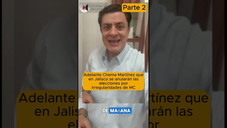 Continúa trámite de impugnación de elección en Guadalajara: declaración de Chema Martínez