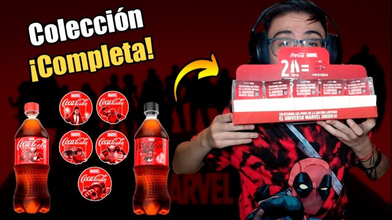 Descubre los héroes de marvel en los pines coleccionables de coca cola