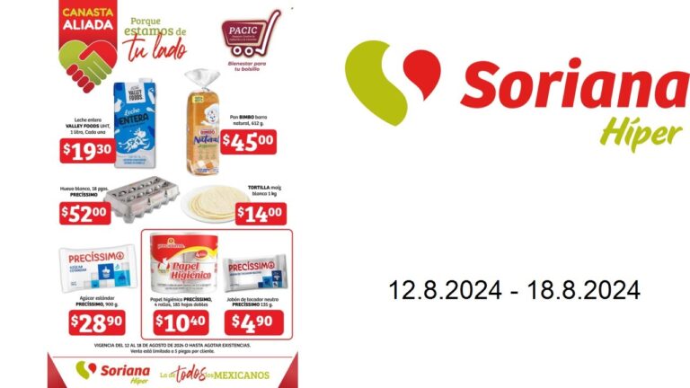 Descuentos especiales en productos soriana durante la mitad de la semana hasta el 22 de agosto de 2024: ofertas destacadas