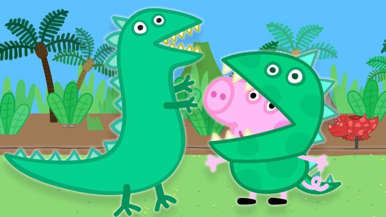 Episodio completo gratis de peppa pig y george en el parque de dinosaurios en youtube