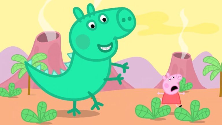 Explora la visita de George y Peppa Pig al museo en vídeo completo en español en YouTube