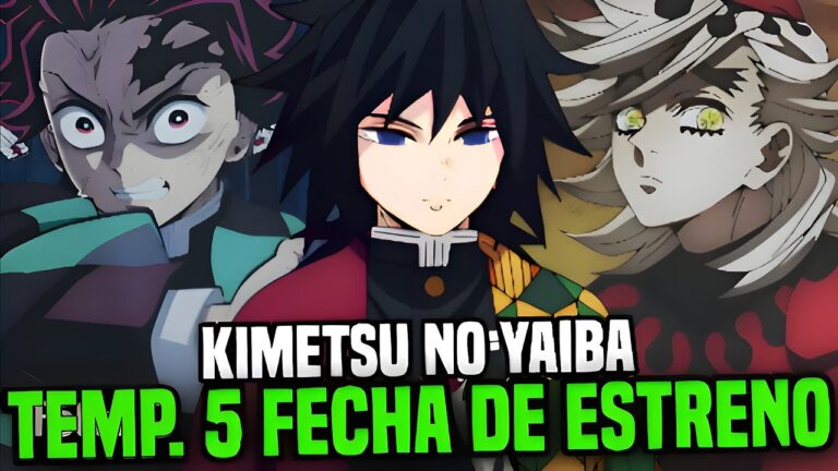 Fecha de lanzamiento de la quinta temporada de demon slayer: kimetsu no yaiba