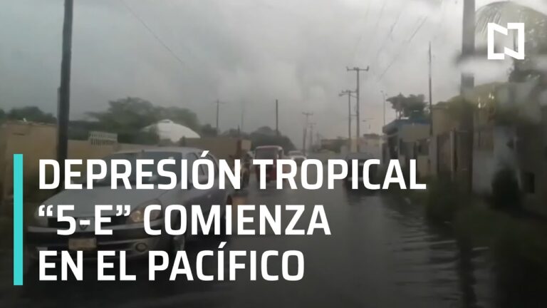 Formación de la depresión tropical cinco-e en el Pacífico; pronostican tormenta emilia