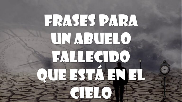 Frases emotivas para recordar a los abuelos fallecidos