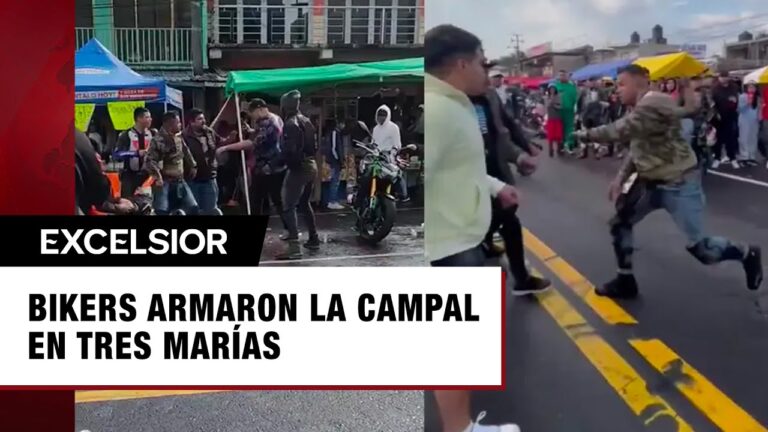 Incidente en Tres Marías: intervención de Policía y Guardia Nacional en conflicto entre motociclistas