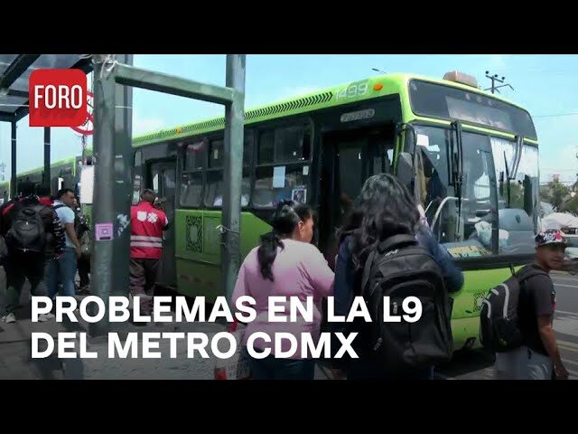 Incidentes en la línea 9 del metro de la CDMX: Servicio parcial y usuarios afectados