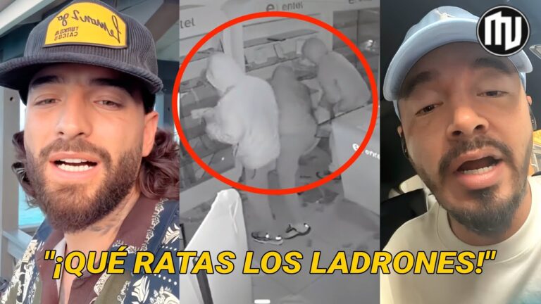 Maluma muy molesto tras sufrir robo de su teléfono en colombia