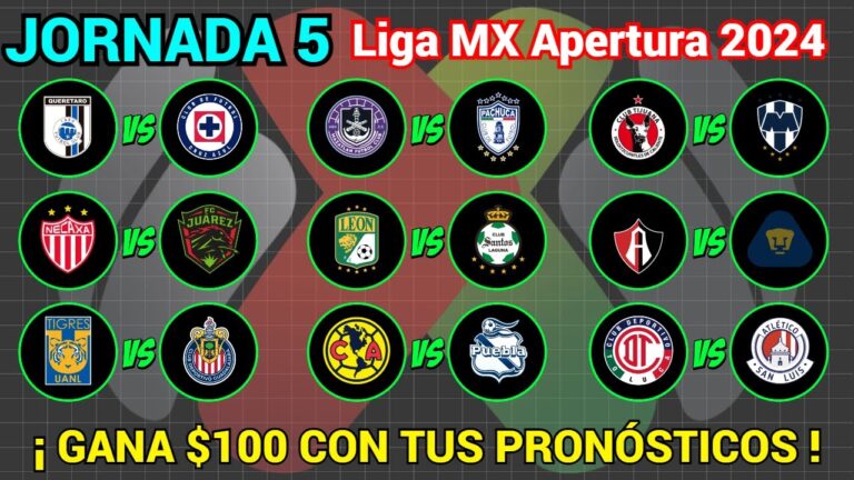 Partido Jornada 5 del Apertura 2024 de Liga MX: Información de Tijuana vs Monterrey en TV