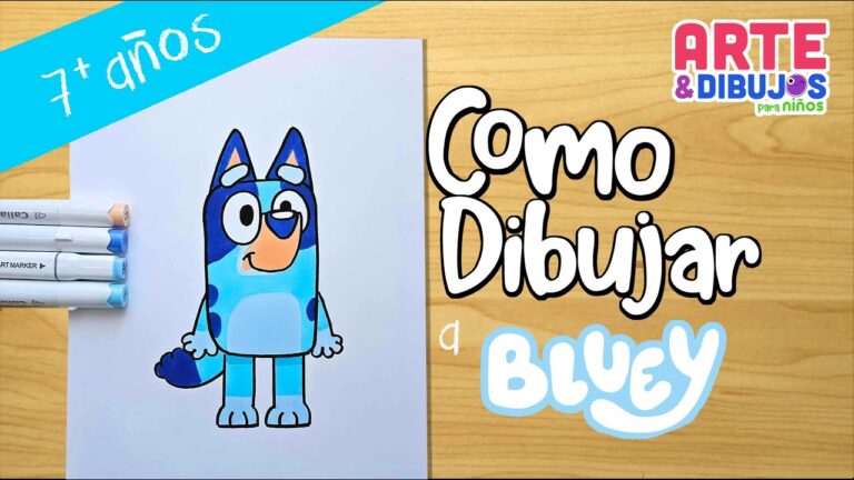 Plantillas para colorear de Bluey en el primer día de escuela: 6 dibujos lindos para imprimir