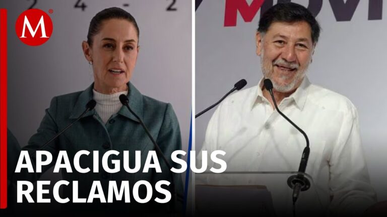 Polémica declaración de Noroña sobre Sheinbaum y su cargo político