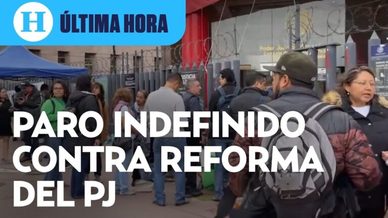 Protesta del Poder Judicial llega a Suprema Corte y gobierno