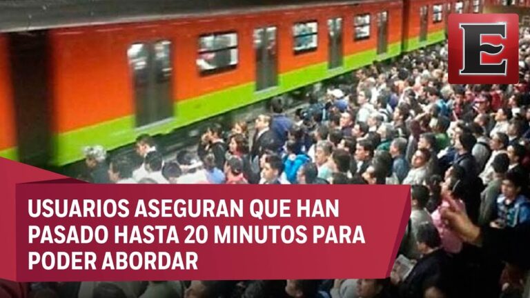 Retrasos en línea 3 y demoras en línea 12 en el metro de la ciudad