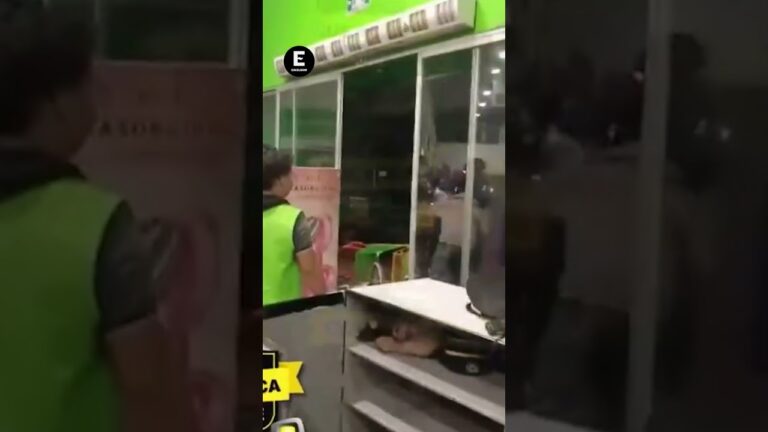 Robo en supermercado Bodega Aurrerá de Metepec; señalan a 15 implicados