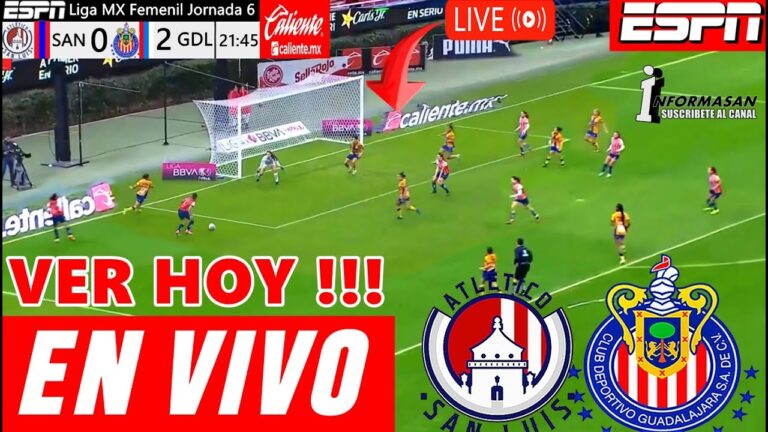 Sigue en directo el encuentro entre Atlético de San Luis y Chivas Femenil de la Liga MX Femenil