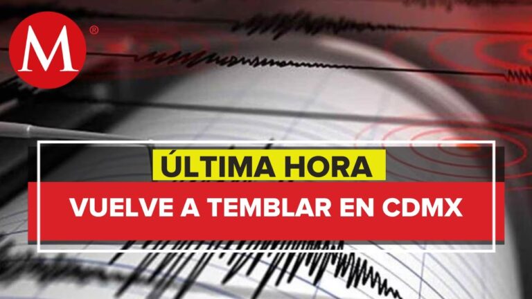 Sismo matutino en la Ciudad de México con magnitud de 2.4