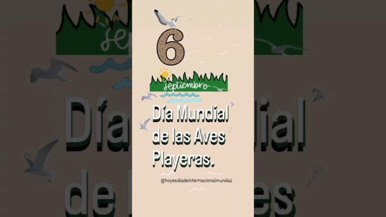 Celebraciones del 6 de septiembre: Día Mundial del Sexo Oral, Aves Playeras, Daltonismo y Aniversario de las Leyes de Reforma