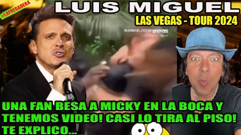 Comunicar sin tanta emoción el incidente de Luis Miguel con una fan entusiasta (VÍDEO)