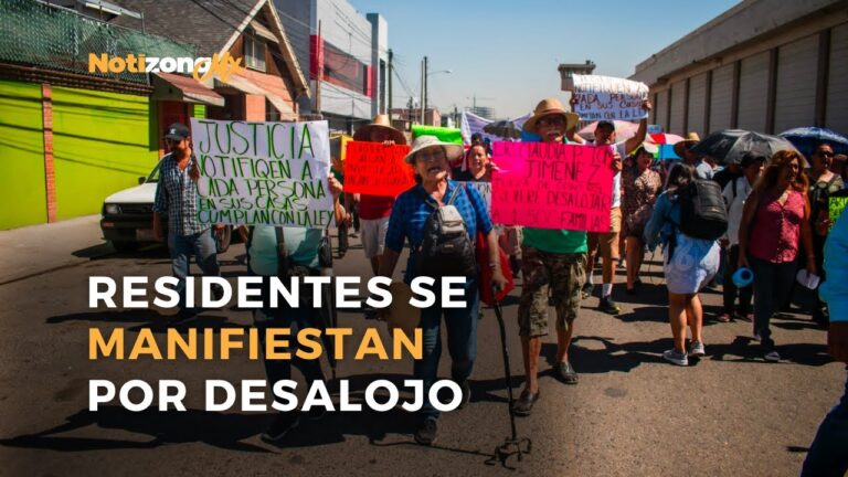 Desalojo de residentes en colonia; protesta en avenida por Baja California 29