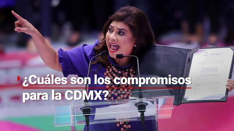 La jefa de gobierno de la ciudad de México elogia la gestión del presidente: destaca la mejora en la imagen del país