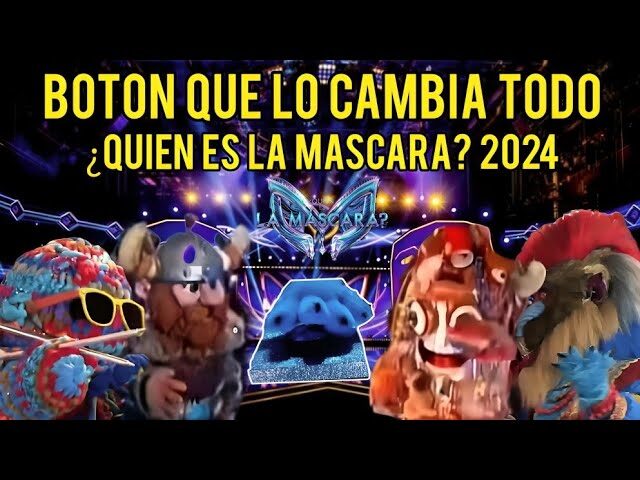 Nuevo diseño del botón en el programa de la Máscara hasta el 2024