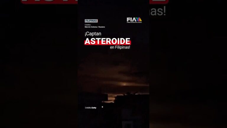 Video de meteorito avistado en cielo filipino