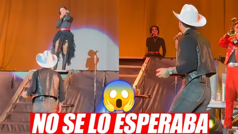 Besos de Ángela Aguilar y Christian Nodal en presentación más reciente