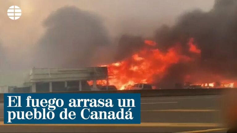 Fuego arrasa histórico templo centenario en territorio canadiense