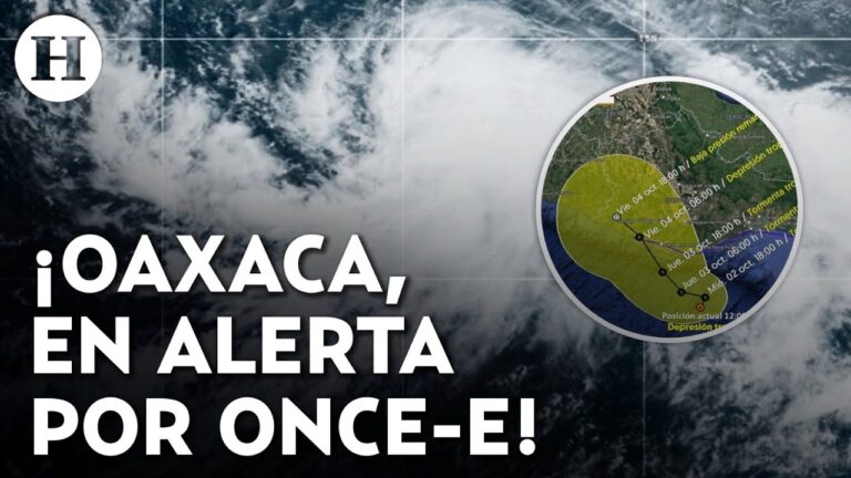 Información en directo sobre la depresión tropical Once-E: Pronóstico de tormenta tropical en próximas horas, trayectoria en México y novedades