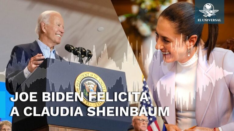 Temas de discusión entre Claudia Sheinbaum y Joe Biden en conversación telefónica